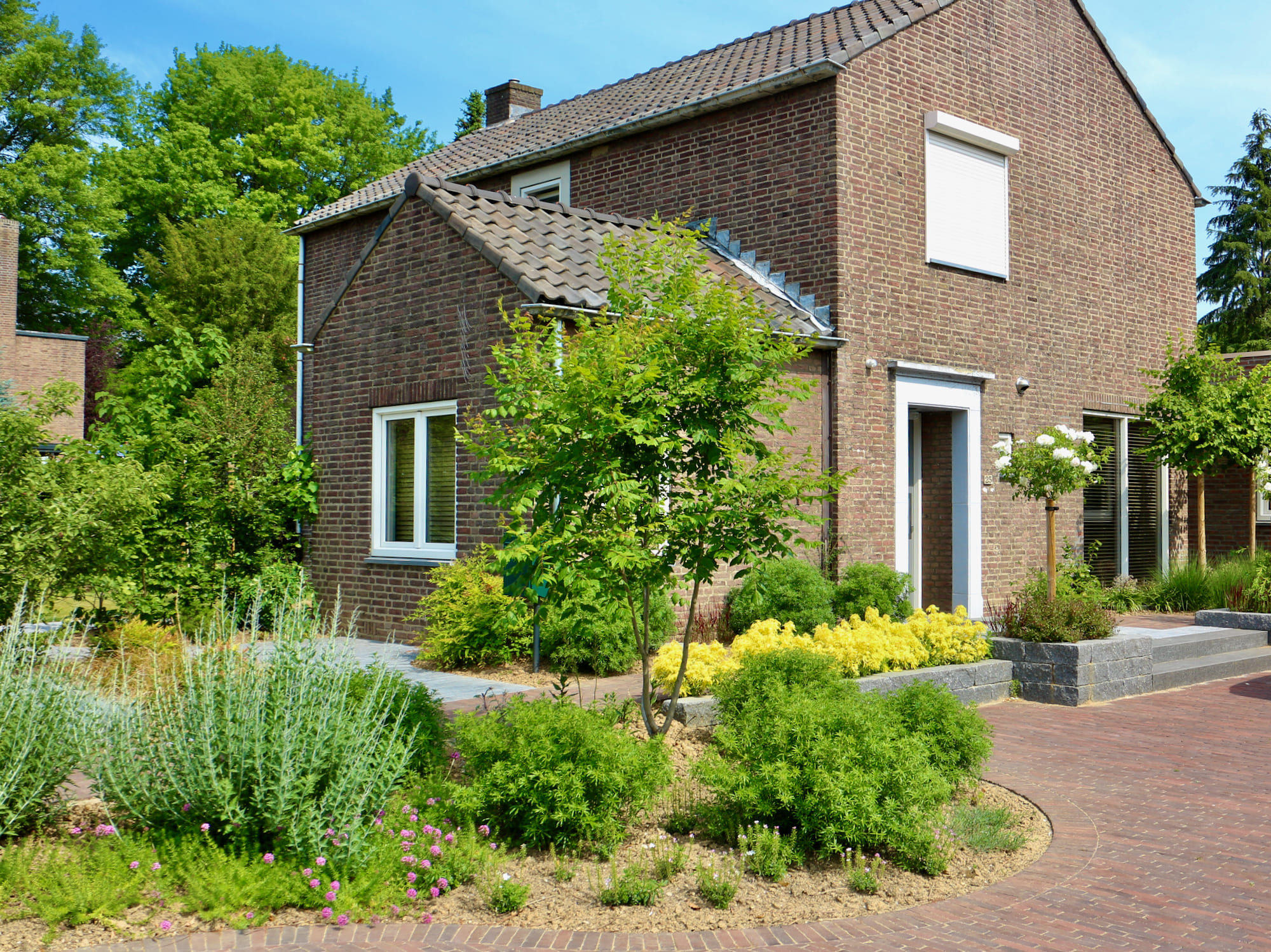 Romantische tuin in Engelse stijl 9